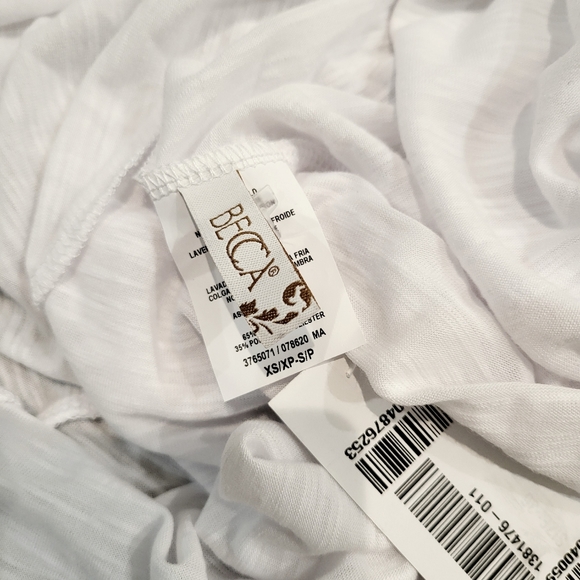 Becca by Rebecca Virtue Scoop Neck Tie Side Mini Dress XS NWT - Picture 6 of 7